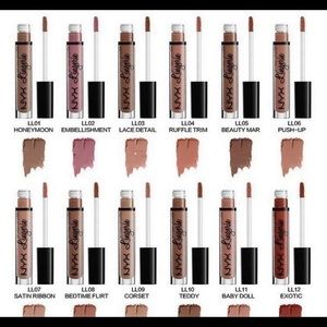 NYX lipsticks lingerie 12